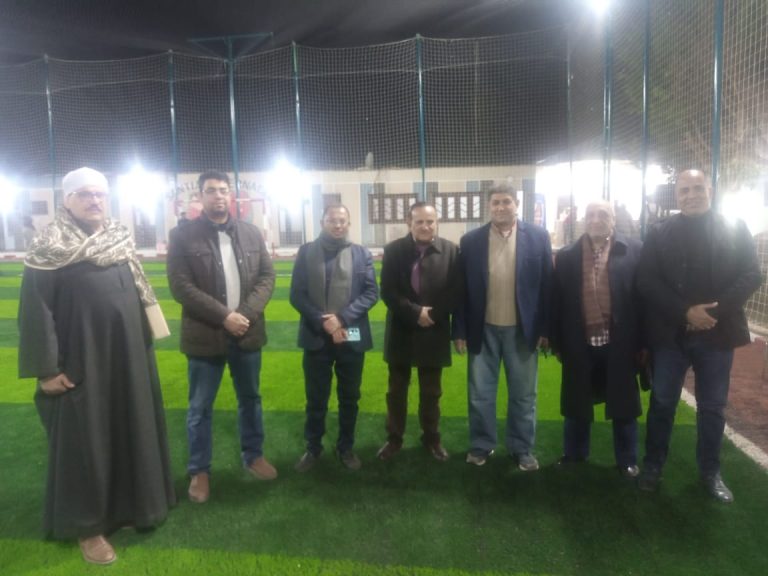 من فاعليات افتتاح ملعب بنادى مستشارى النيابة الادارية باسيوط
