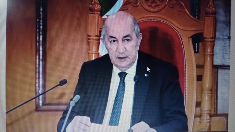 [١٨/‏٥ ٠٣:٠٩] : رئيس الجمهورية عبد المجيد تبون الجزائر ملتزمة بتحقيق التأمل الإقتصادي العربي