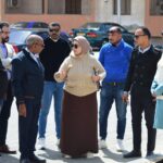 رفع الإشغالات ومتابعة النظافة بعدد من المناطق ببورفؤاد