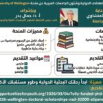 جامعة أسيوط تُعلن عن منح دكتوراه ممولة بالكامل في نيوزيلندا لعام 2026