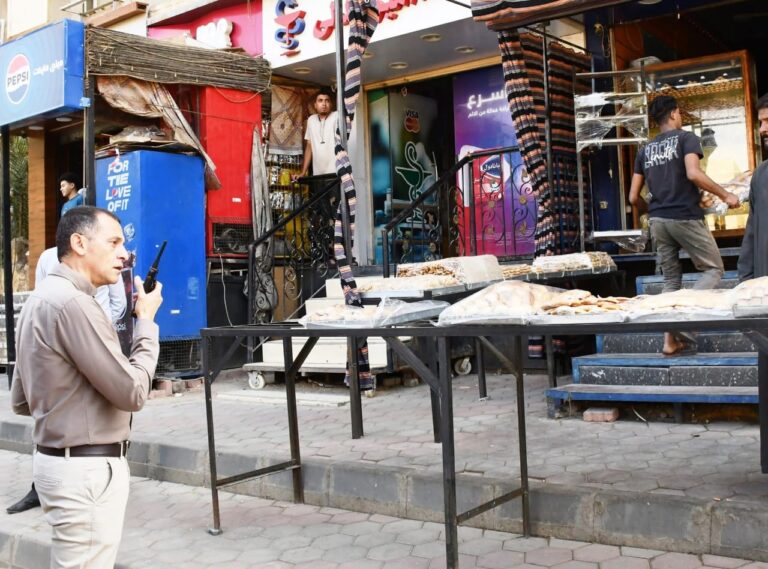 غلق مخبز مخالف في أسوان وضبط محاولة للاتجار بأسطوانات البوتاجاز